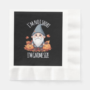 Launischer süßer Gnom im Herbst Serviette