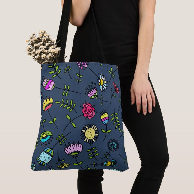 Launisches florales Muster Art Design (Von Nahem)
