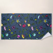 Launisches florales Muster Art Design