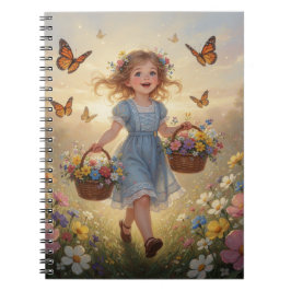 Launisches Mädchen Notizbuch Notizblock