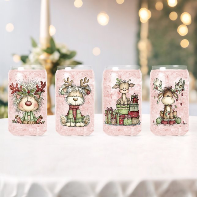 Launisches Tier mit Geweih Dosenglas (Insitu (Hochzeit))