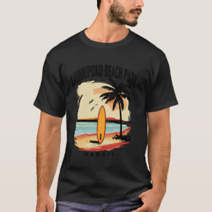 Launiupoko Beach Park Hawaii Surfbrett Männer T-Shirt