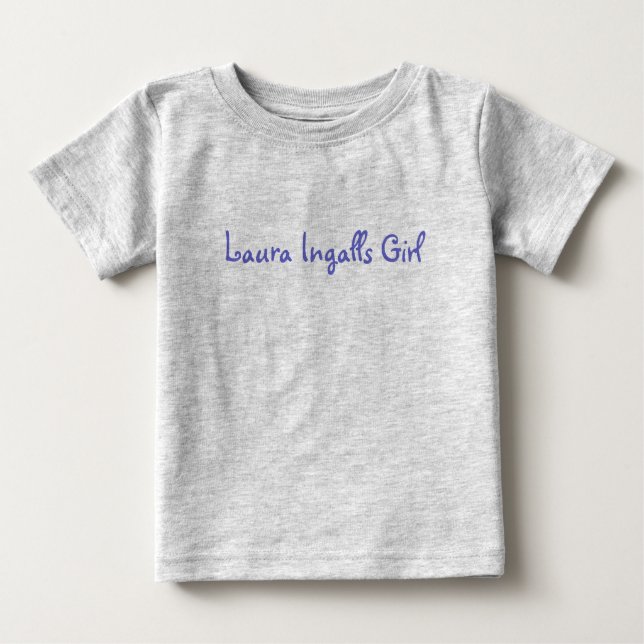 Laura Ingalls Girl Baby T-shirt (Vorderseite)