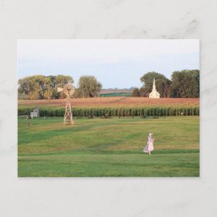 Laura Ingalls Wilder Family Homestead in DeSmet SD Postkarte