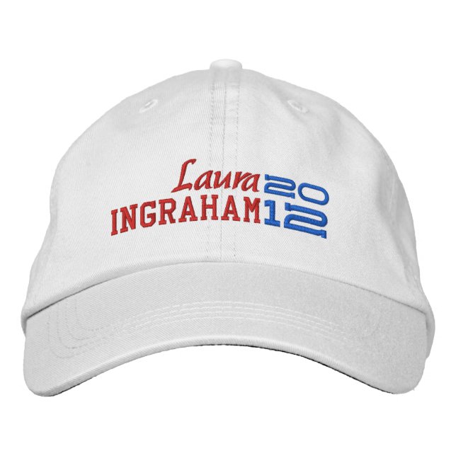 Laura Ingraham für den Präsidenten 2012 Bestickte Baseballkappe (Vorderseite)