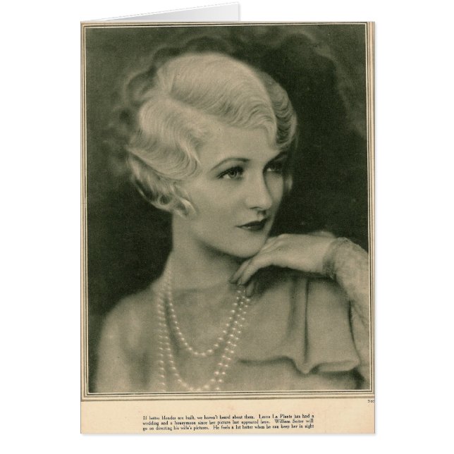 Laura LaPlante 1928 (Vorne)