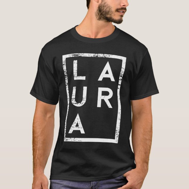 Laura Minimalismus T-Shirt (Vorderseite)