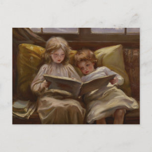 Laura Muntz Lyall - Interessante Geschichte Postkarte