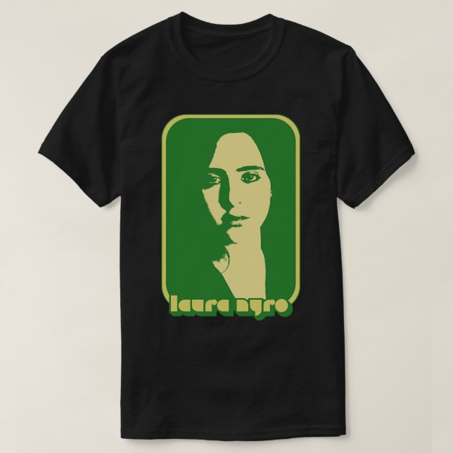Laura Nyro Retro 70er Art Design 2 T-Shirt (Design vorne)