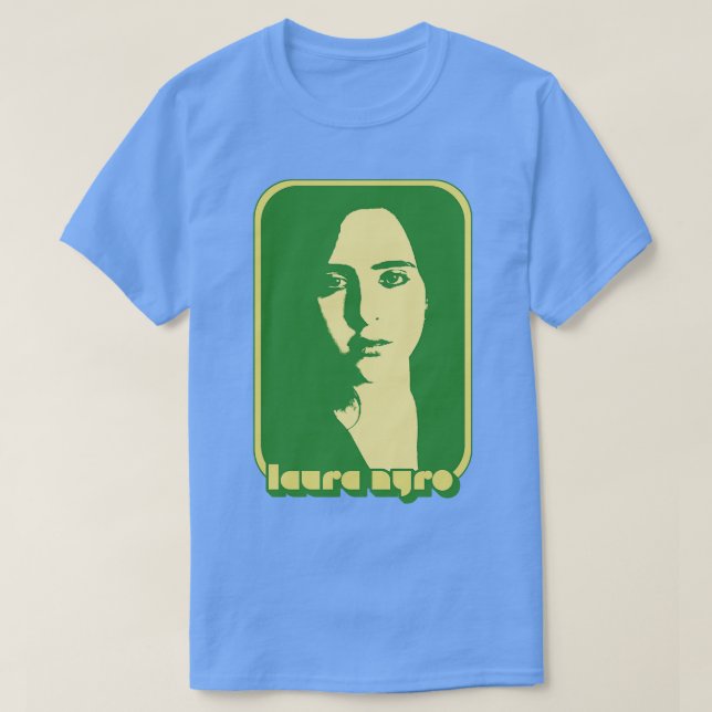 Laura Nyro Retro 70er Art Design 2 T-Shirt (Design vorne)