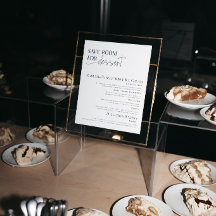 LAURA | Personalisiertes Hochzeitsdessert-Tischsch