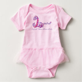 Lauranamen- und -bedeutungs-Babykleidung Baby Strampler