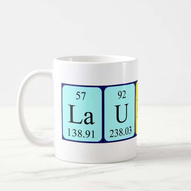 Lauranne Periodenname Tasse (Links)