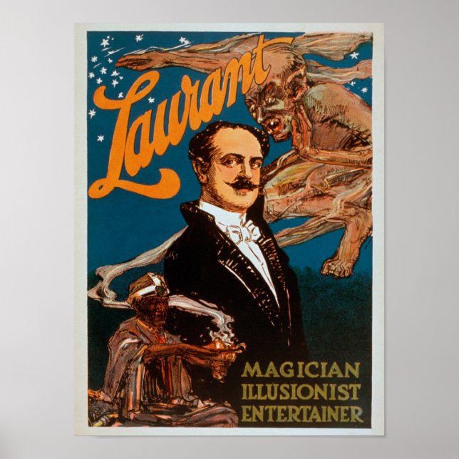 Laurant Magician, Illusionist, Entertainer Magic Poster (Vorne)
