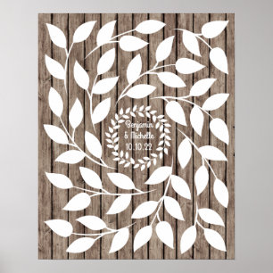Laurel - 50 Signature Guest Book Alternative Poster