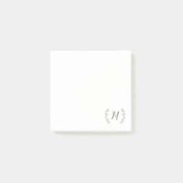 Laurel Branch Monogram  Post-it Klebezettel