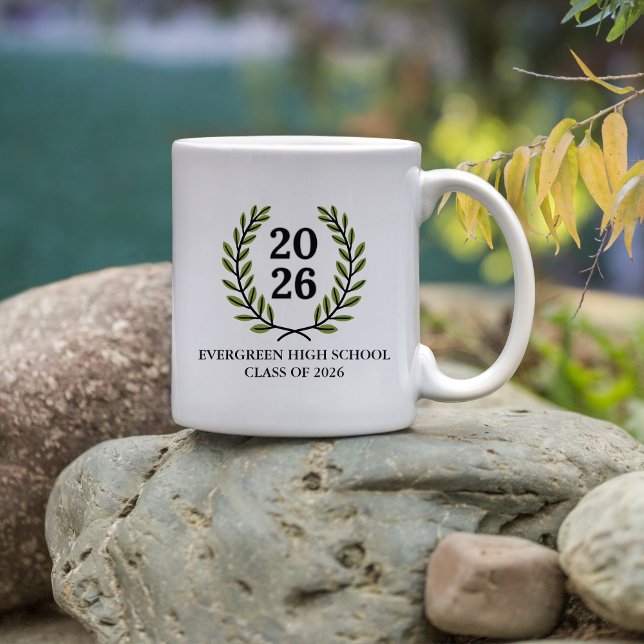 Laurel Crest Abschlussklasse 2026 Tasse (Von Creator hochgeladen)