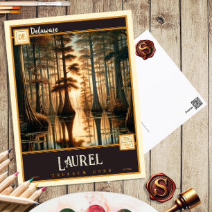 Laurel, Delaware Antike Postkarte