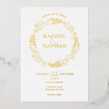 Laurel Garland Wedding Gold