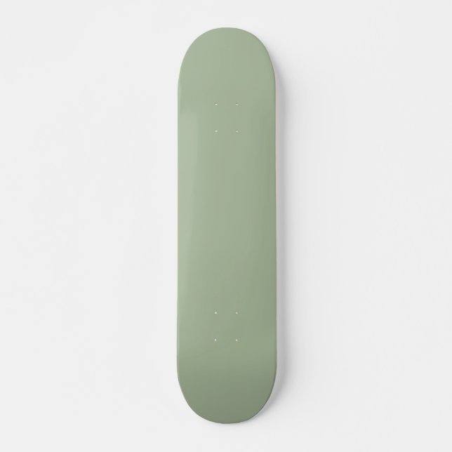 Laurel Green Solid Color Skateboard (Vorne)