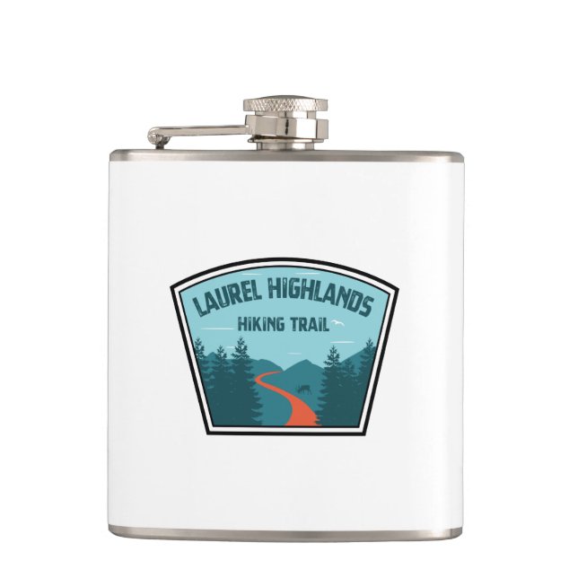 Laurel Highlands Wanderweg Flachmann (Vorderseite)