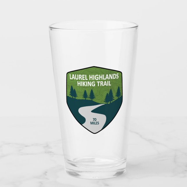 Laurel Highlands Wanderweg Glas (Vorderseite)