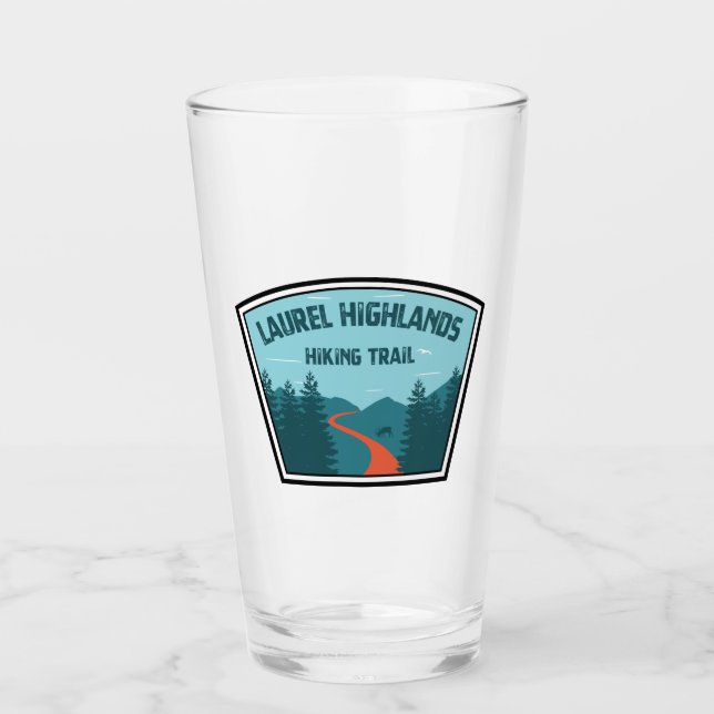 Laurel Highlands Wanderweg Glas (Vorderseite)