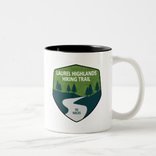 Laurel Highlands Wanderweg Zweifarbige Tasse