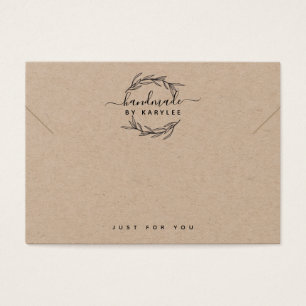 Laurel Leaf Necklace Bracelet Display Card