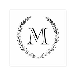 Laurel Monogram Briefmarke Permastempel