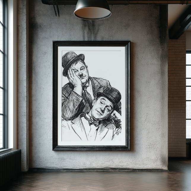 Laurel und Hardy - Ein weiteres Desaster - Vintage Poster (Von Creator hochgeladen)