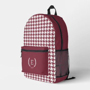 Laurel Wappen Monogram Bedruckter Rucksack