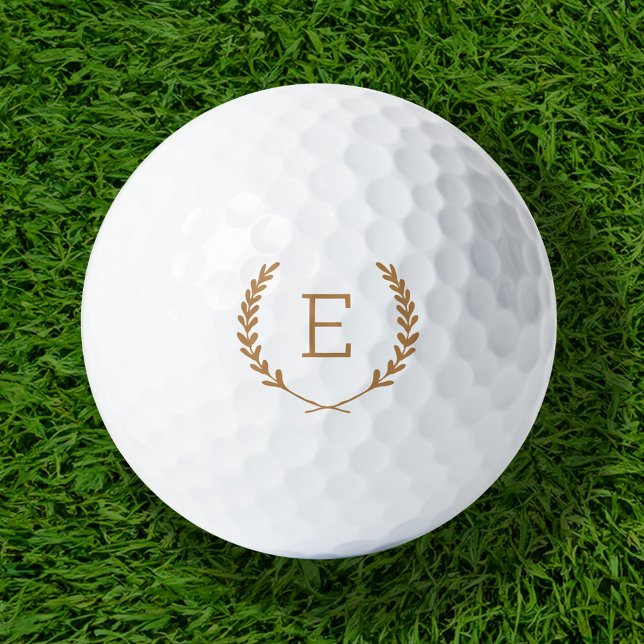 Laurel Wappen Monogram Golfball (Von Creator hochgeladen)