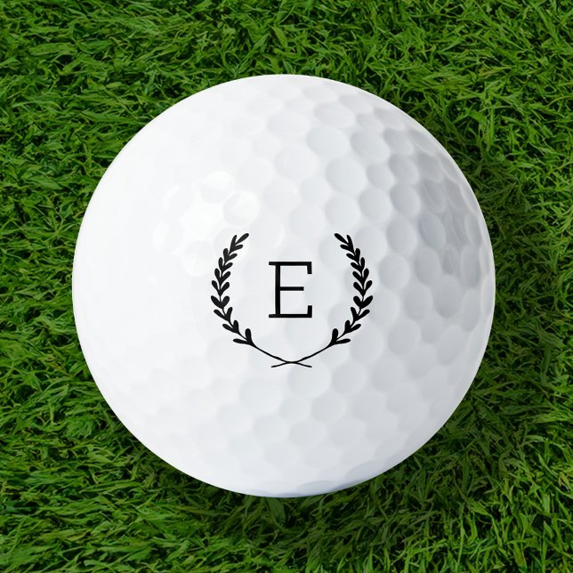 Laurel Wappen Monogram Golfball (Von Creator hochgeladen)