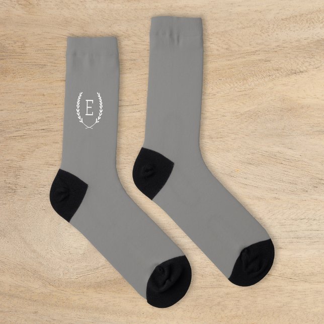 Laurel Wappen Monogram Socken (Von Creator hochgeladen)