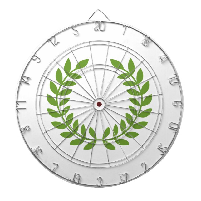 Laurel Wreath (altgriechisches Symbol) Dartscheibe (vorne)