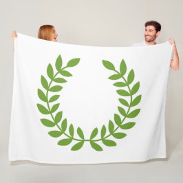 Laurel Wreath (altgriechisches Symbol) Fleecedecke