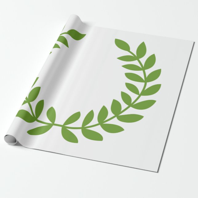 Laurel Wreath (altgriechisches Symbol) Geschenkpapier (Ungerollt)
