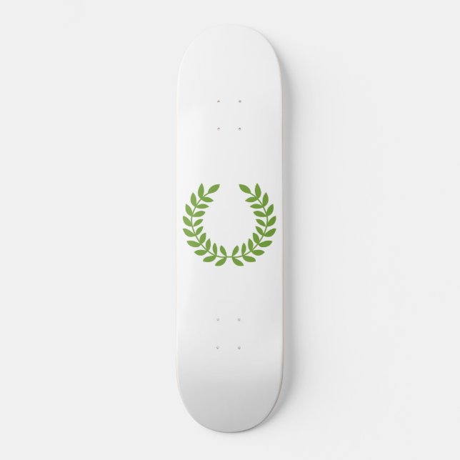 Laurel Wreath (altgriechisches Symbol) Skateboard (Vorderseite)