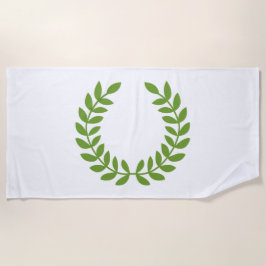 Laurel Wreath (altgriechisches Symbol) Strandtuch