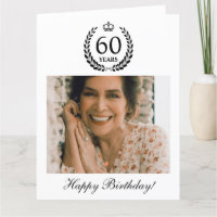 Laurel Wreath Crown Foto Happy 60. Geburtstag
