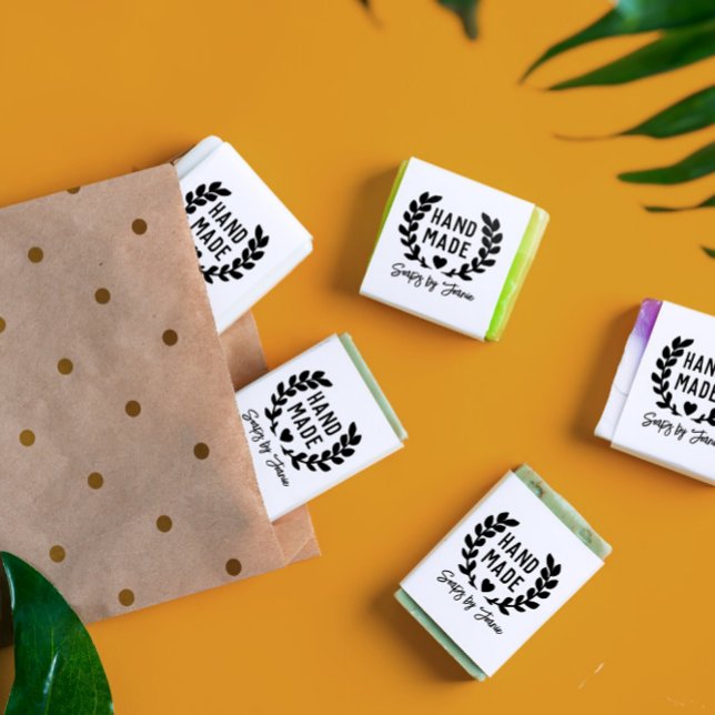 Laurel Wreath Heart Handmade Gummistempel (Von Creator hochgeladen)