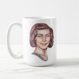Lauren Bacall Portrait Kaffeetasse