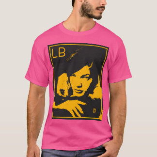 Lauren Bacall Yelow Pop Portrait T-Shirt