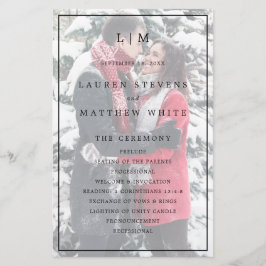 Lauren Monogram Foto Elegant Wedding