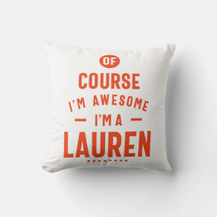 Lauren Personalisiert Name Birthday Gift Kissen