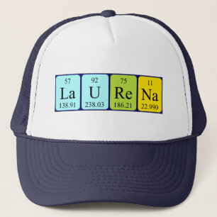 Laurena Periodic Table name hat Truckerkappe