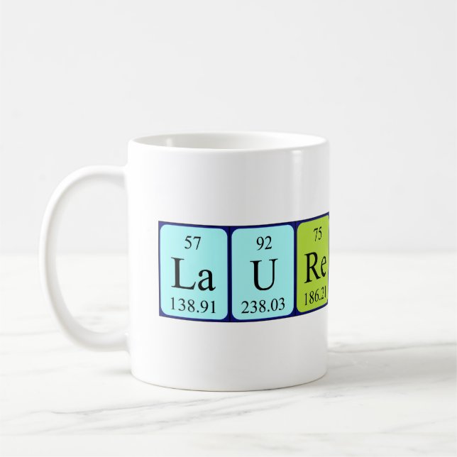 Laurencio Periodenname Tasse (Links)