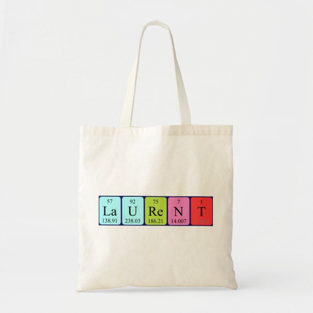 Laurent Periodic Table name tobag Tragetasche (Vorne)