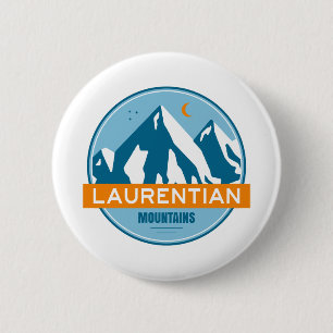 Laurentian Mountains Quebec Kanada Button